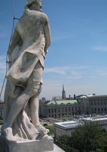 Figur und Hofburg